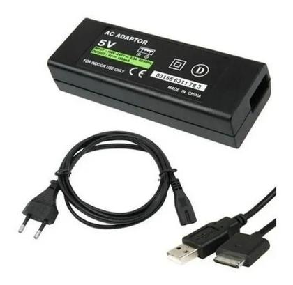 Imagem de Fonte Carregador Bivolt 100-240v + Cabo Usb P/ Psp Go N1000