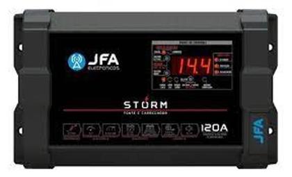 Imagem de Fonte Carregador Jfa 120A Slim Bivolt Com Voltimetro Storm