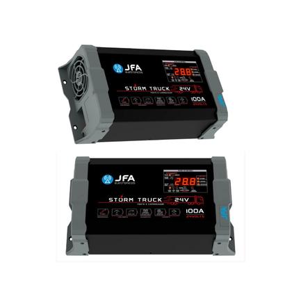 Imagem de Fonte Carregador Jfa Storm Truck 100a 24v Caminhão Ônibus Bivolt automático