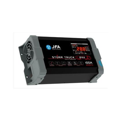 Imagem de Fonte Carregador Jfa Storm Truck 100a 24v Caminhão Ônibus Bivolt automático