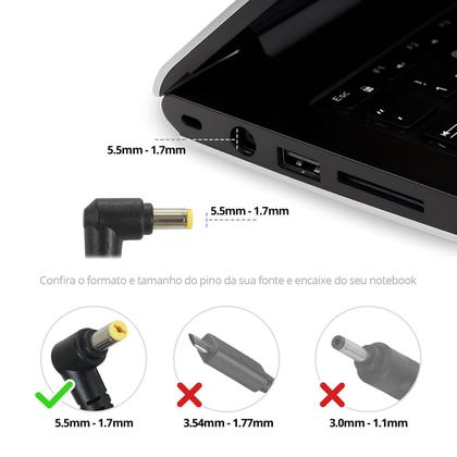 Imagem de Fonte Carregador para Notebook Acer Aspire Nitro 5-AN515-51-71A7