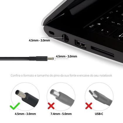 Imagem de Fonte Carregador para Notebook Dell Inspiron 15-I5570-7987slv