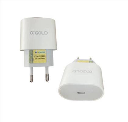 Imagem de Fonte Carregador PD USB TYPE-C 30W Turbo Rápido A'GOLD Tomada Android e IOS lightning (CA31-4)