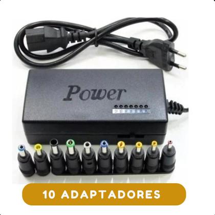 Imagem de Fonte Carregador Universal 120w 8 Pinos Para Notebook