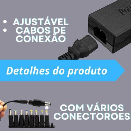 Imagem de Fonte Carregador Universal Notebook Adaptador Pronto