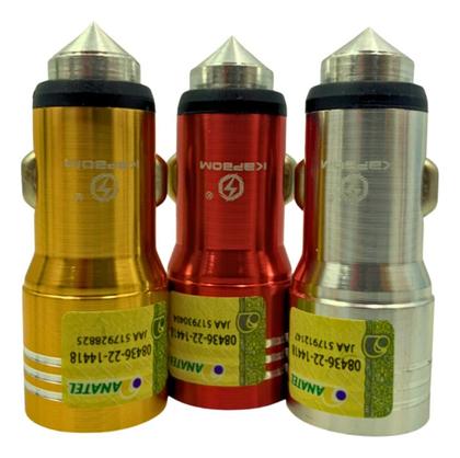 Imagem de Fonte Carregador Veicular 12v Com 02 Portas Usb 4.8a KA-5020
