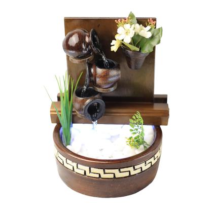 Imagem de Fonte Cascata de Água com bomba e LED - 09