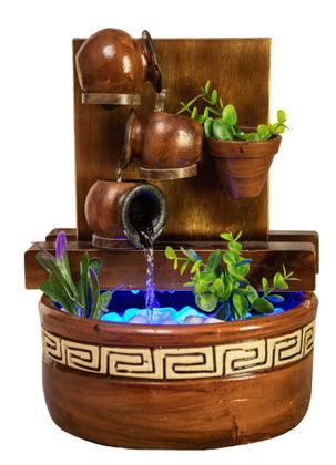 Imagem de Fonte Cascata de Água com bomba e LED - 09