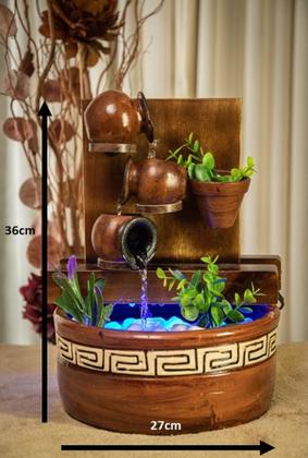 Imagem de Fonte Cascata de Água com bomba e LED - 09