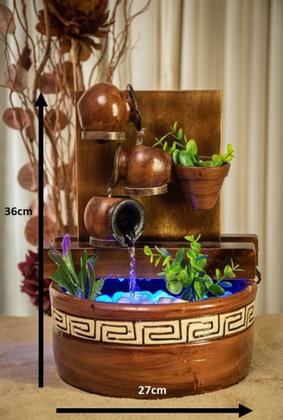 Imagem de Fonte Cascata de Água com bomba e LED - 09