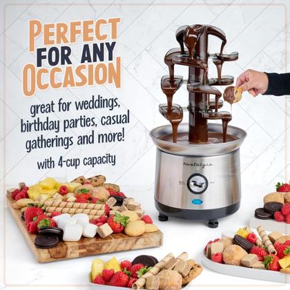 Imagem de Fonte Cascata De Chocolate Fondue Queijo 4 Torres 127v