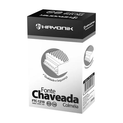 Imagem de Fonte Chaveada 10a Bivolt Automátic 12v 120w Colmeia Hayonik