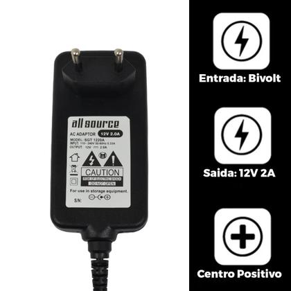 Imagem de Fonte Compativel Hd Externo  My Book Essential V2 12v 2a
