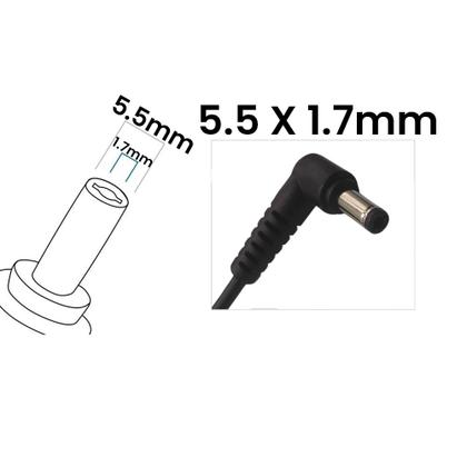 Imagem de Fonte Compatível Notebook Positivo, 19V, 3.42A, 65W, Plug 5.5mm x 1.7mm, Modelo: PA-1650-02