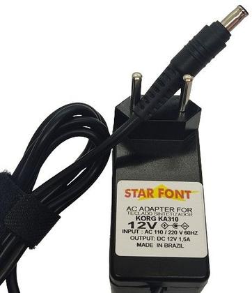 Imagem de Fonte Compatível para Equipamentos Korg KA 310 - DC 12V 1500mA Bivolt