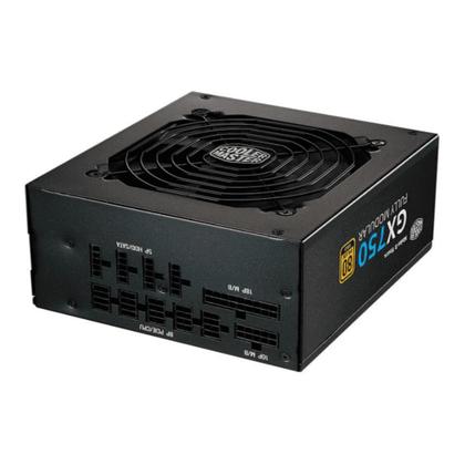 Imagem de Fonte Cooler Master GX750 FULL Modular 80 PLUS GOLD 750W, Preto - MPE-7501-AFAAG-W1