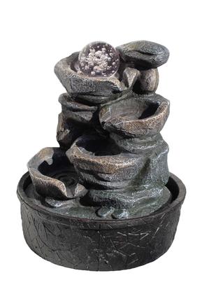 Imagem de Fonte De Água Cascata Com Luz De Led Rochas Com 4 Leds