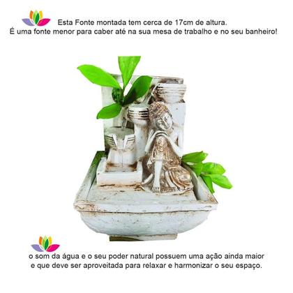 Imagem de Fonte De Água Decorativa Buda Pensador Mini 01128