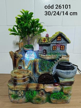 Imagem de Fonte de Água Decorativa Jardim Encantado, Decoração para Ambientes