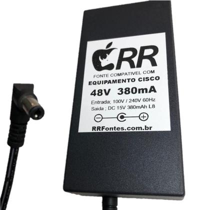 Imagem de Fonte de alimentação 48Vdc para Telefone IP Cisco modelo CP 7910G SW 