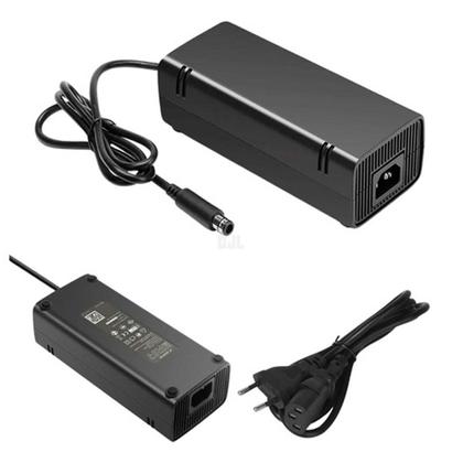 Imagem de Fonte de Alimentação Ac Bivolt Compatível com Xbox 360-E Super Slim 1 Pino + Cabo de Energia