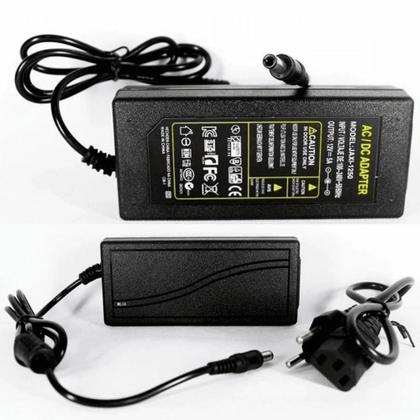 Imagem de Fonte De Alimentação Estabilizada 12v 5a Bivolt (110 E 220v) Para Eletrônicos Ring Ligth 1250