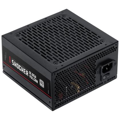 Imagem de Fonte de Alimentação Gamer PcYes Shocker Full Modular 500W 80 Plus White - Black Vulcan