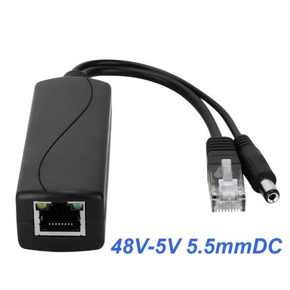 Imagem de Fonte De Alimentação Splitter POE 48V Para 5V 12V Para Huawei Hikvision Bobcat Raspberry Pi Micro