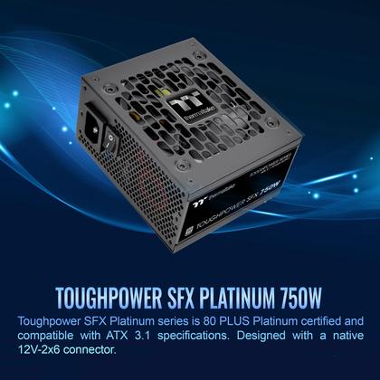 Imagem de Fonte de alimentação Thermaltake Toughpower SFX 750W 80Plus Platinum