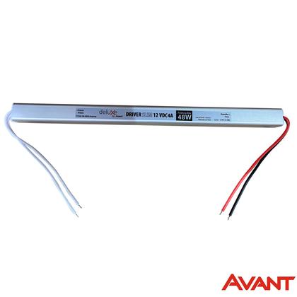 Imagem de Fonte Driver Slim 12v 48w 4a Fita Led Perfil Led Bivolt