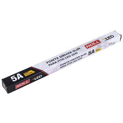 Imagem de Fonte Driver Slim Para Fita Led 60W 5A (522,0008) - Noll Led