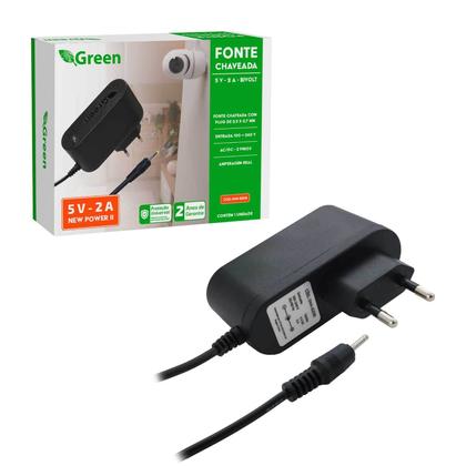 Imagem de Fonte Estabilizada Chaveada 5v 2a Plug P4 2,5x0,7mm Bivolt