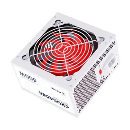 Imagem de Fonte Fortrek Crusader, 500W, ATX, Sem cabo, Branca - 83590