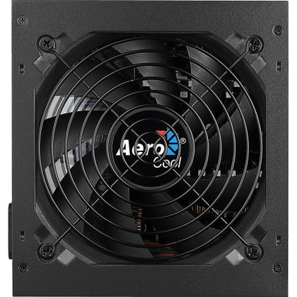 Imagem de Fonte Gamer ATX Aerocool KCAS 500W 80 Plus Full Range APFC S/Cabo