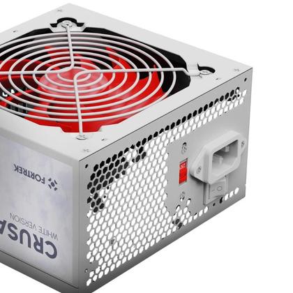 Imagem de Fonte Gamer Fortrek Crusader ATX 500W Bivolt - Branca