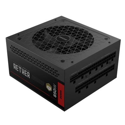 Imagem de Fonte Gamer PCYES Aether 850W Full Modular Gold PCIe 5.0 ATX 3.1 Cybenetics Gold - 850WFMG