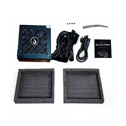 Imagem de Fonte Gamer Rise Mode Elektra 650W 80 Plus Bronze PFC Ativo Full Modular RMPSUELKM650B