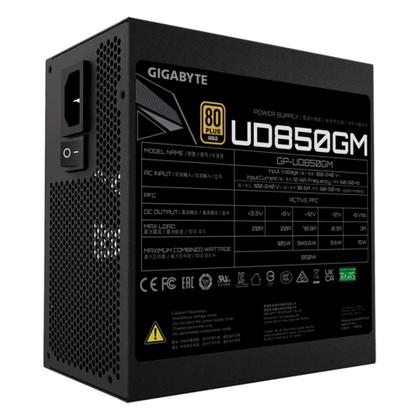 Imagem de Fonte Gigabyte UD850GM, 850W, 80 PLUS Gold, Modular, PFC Ativo, Preto - 28200-UD850G-1ARR