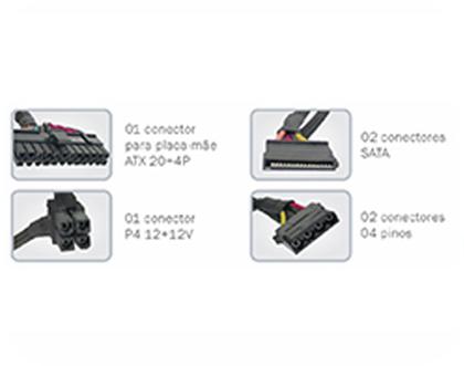 Imagem de Fonte itx kmex pd-200rng 200w tfx kmex