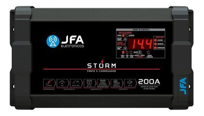 Imagem de Fonte Jfa Storm 200a Com Medidor Cca Slim Bivolt Full