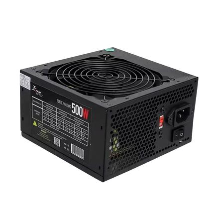 Imagem de Fonte KNUP 500W Real, KP-522, Silenciosa, Fan 120mm, Bivolt - Preta