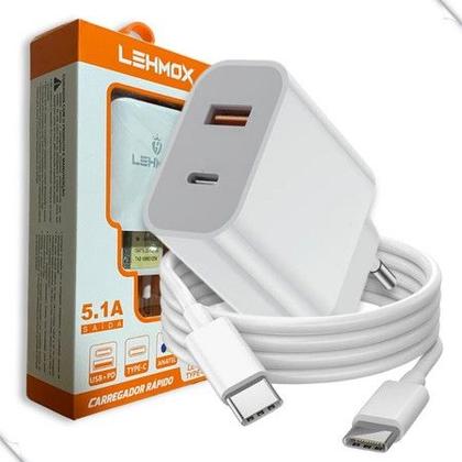 Imagem de Fonte Lehmox 5.1A USB e Tipo C
