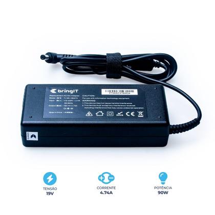 Imagem de Fonte para Notebook bringIT compatível com Acer Aspire 5 A515-51-74ZA 19 V 4.74 A 90 W