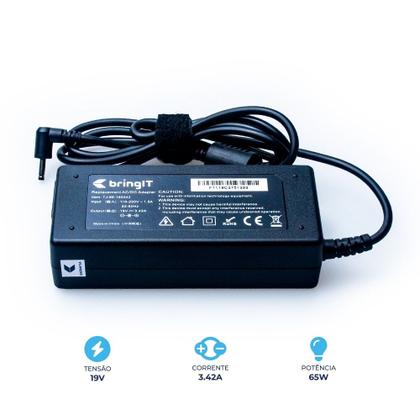 Imagem de Fonte para Notebook bringIT compatível com Acer Aspire A515-51G-5504 19 V 3.42 A 65 W
