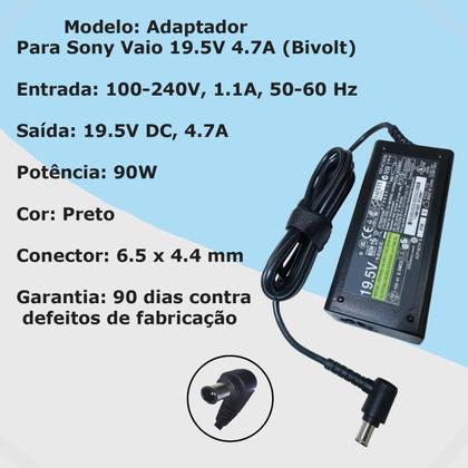 Imagem de Fonte Para Tv Led 32 Sony Acdp-085e01 19,5v 4,7a sn1910 SN1910