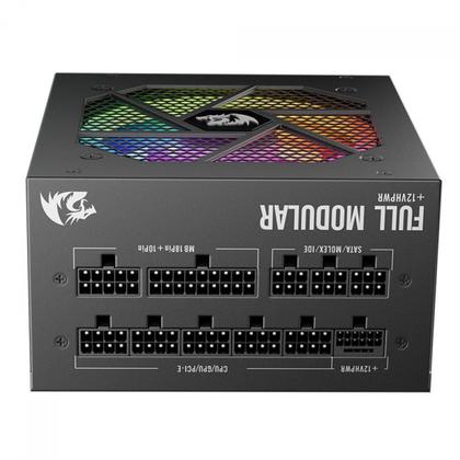 Imagem de Fonte Redragon RGPS, 750W, RGB, 80 Plus Gold, PFC Ativo, Full Modular, GC-PS006-1