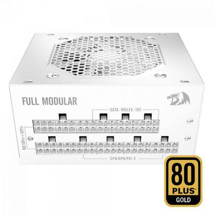 Imagem de Fonte Redragon RGPS SFX, 650W, 80 Plus Gold, PFC Ativo, Full Modular, White