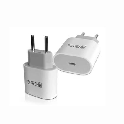 Imagem de Fonte Turbo Type-C (USB-C) 20w HREBOS HS-363