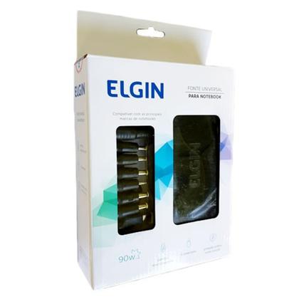 Imagem de Fonte Universal Elgin Para Notebook 90w Com 9 Adaptadores