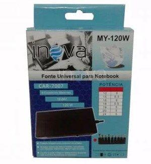 Imagem de Fonte Universal Para Notebook 8 Conectores + Seletor de Volt